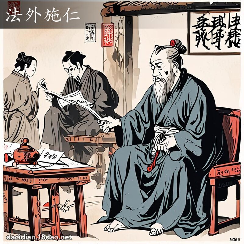 法外施仁 配图