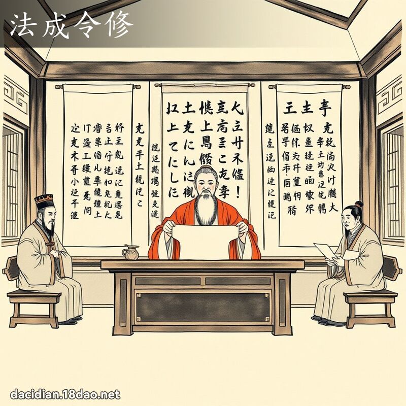 法成令修 配图