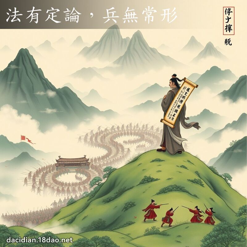 法有定论,兵无常形 配图