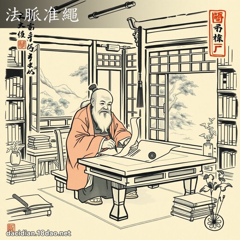 法脉准绳 配图