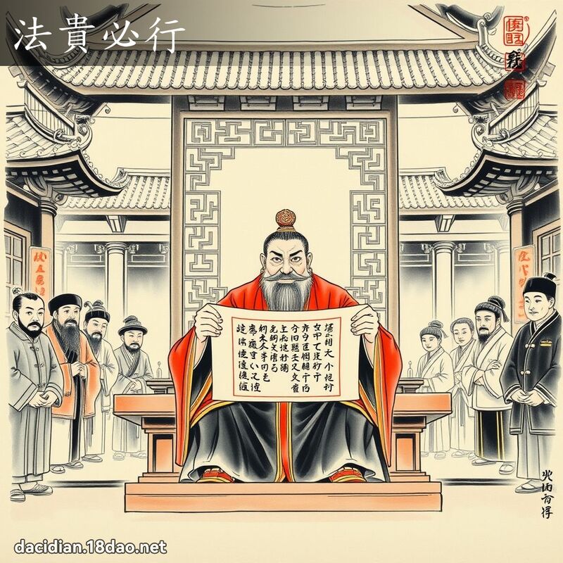 法贵必行 配图