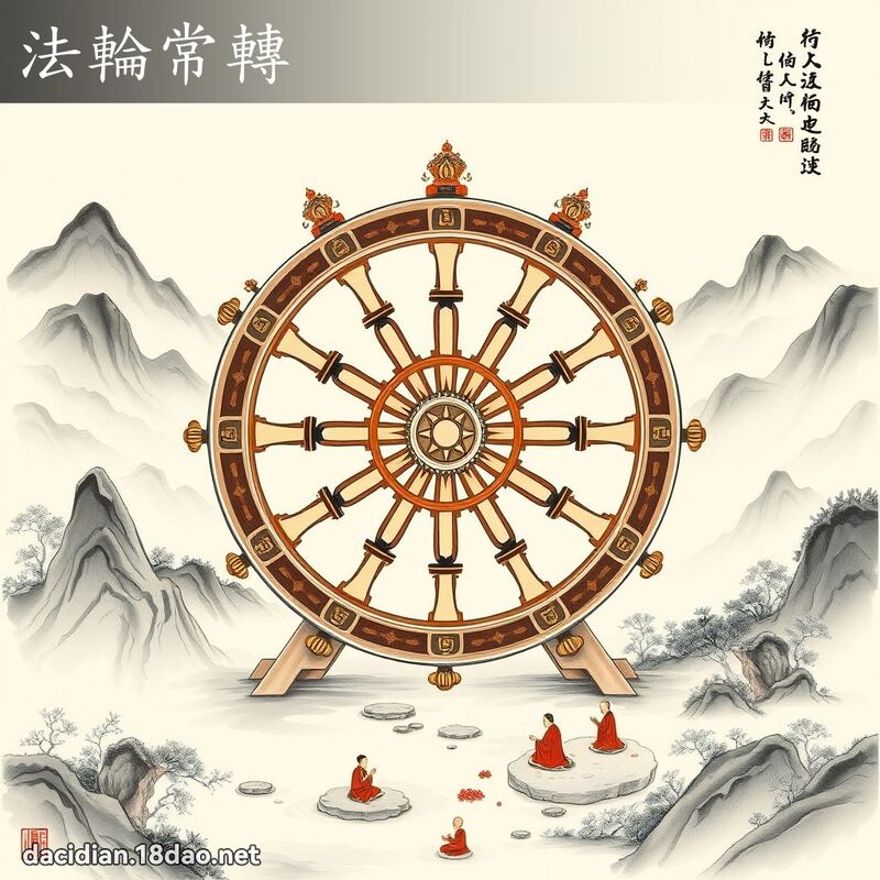 法轮常转 配图