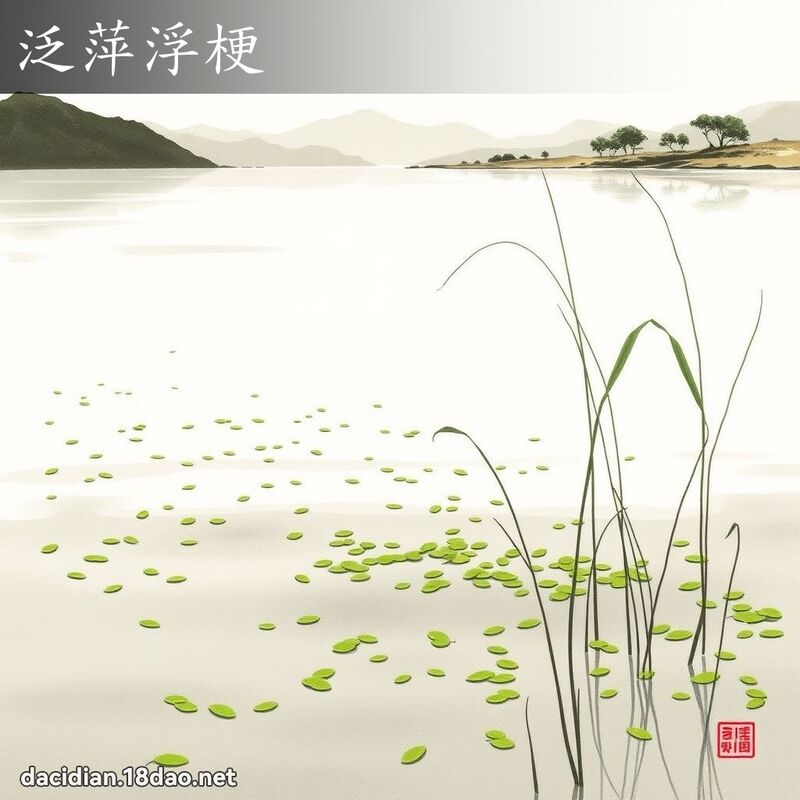 泛萍浮梗 配图