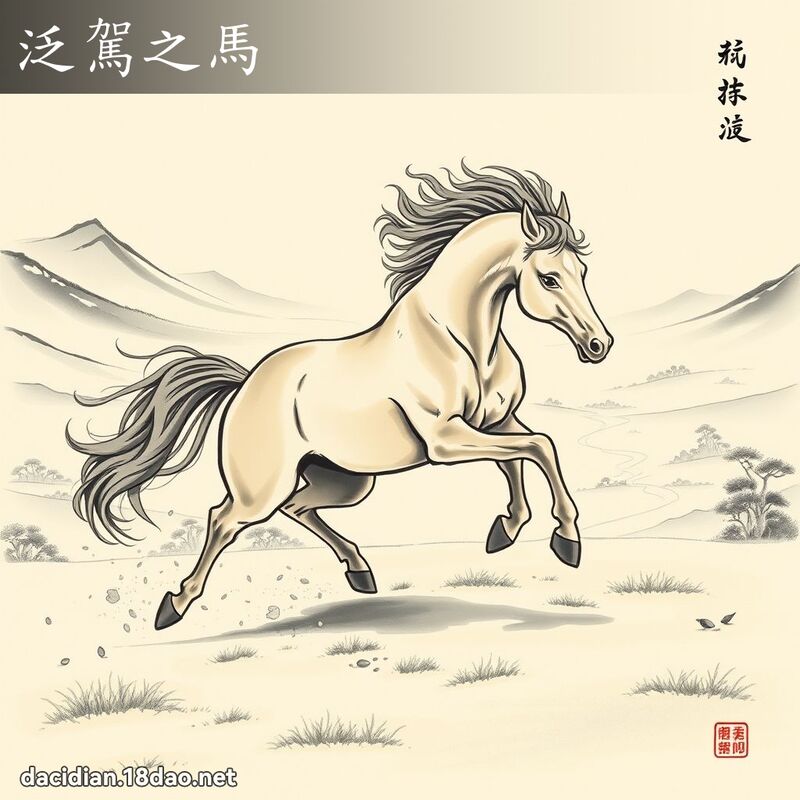 泛驾之马 配图