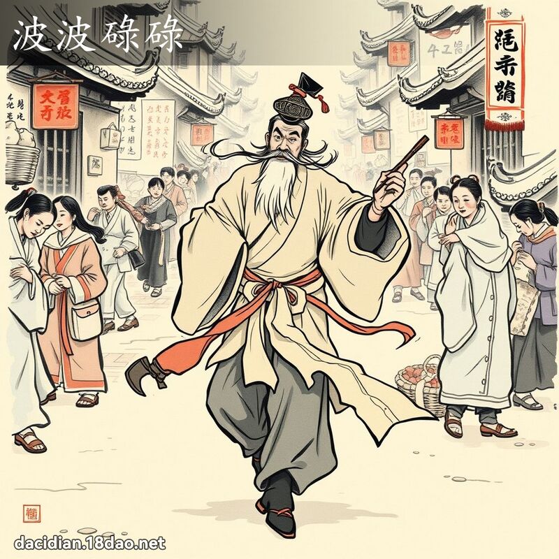 波波碌碌 配图