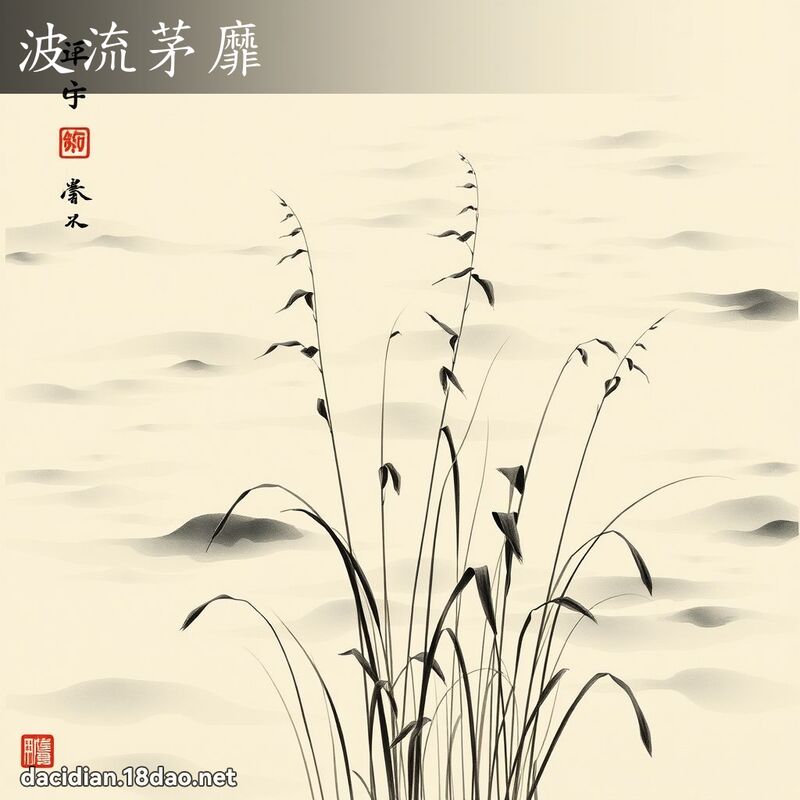波流茅靡 配图