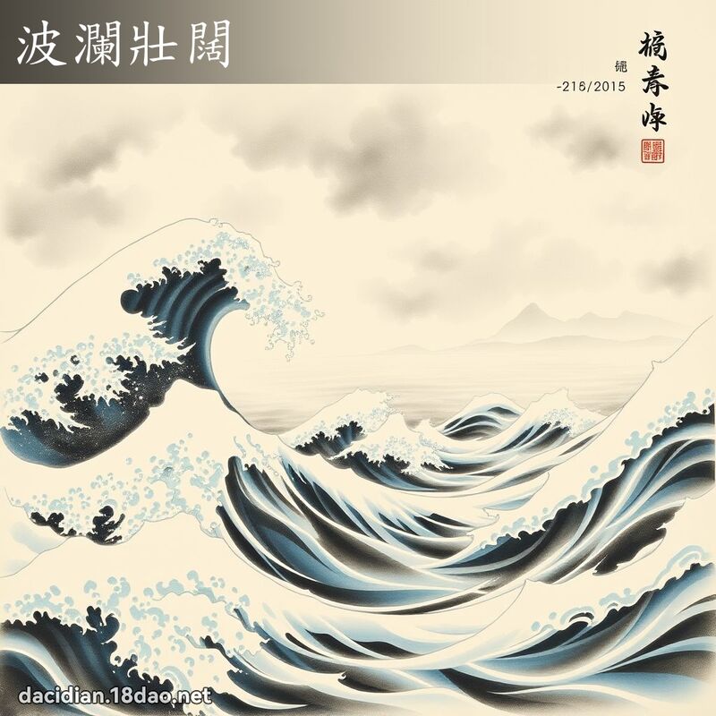 波澜壮阔 配图