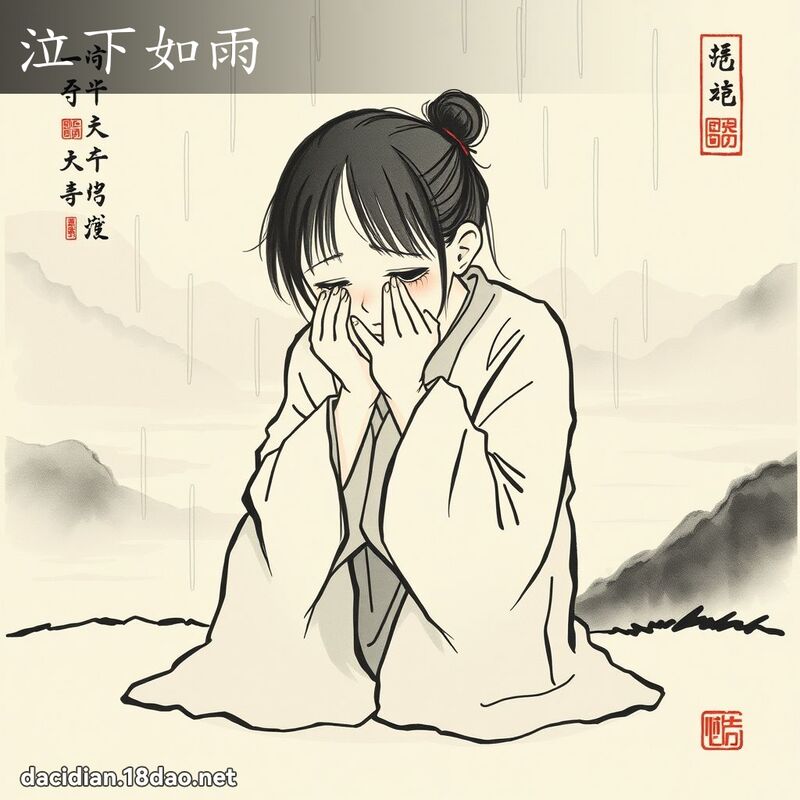 泣下如雨 配图