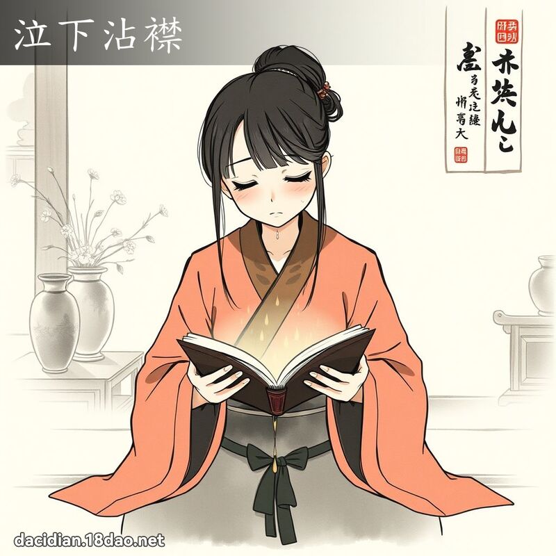 泣下沾襟 配图