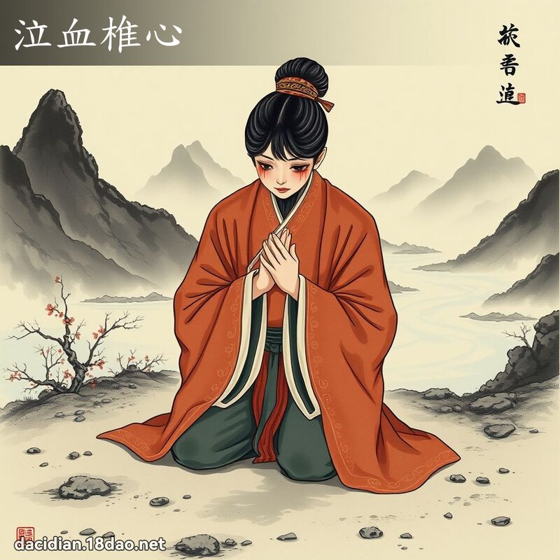 泣血椎心 配图