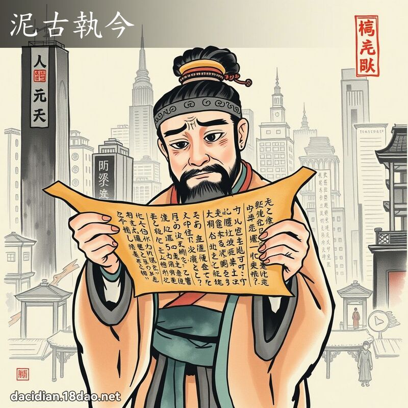 泥古执今 配图