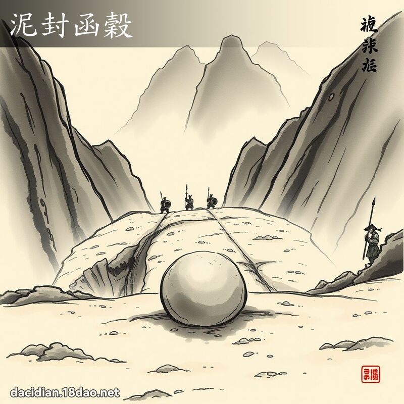 泥封函谷 配图