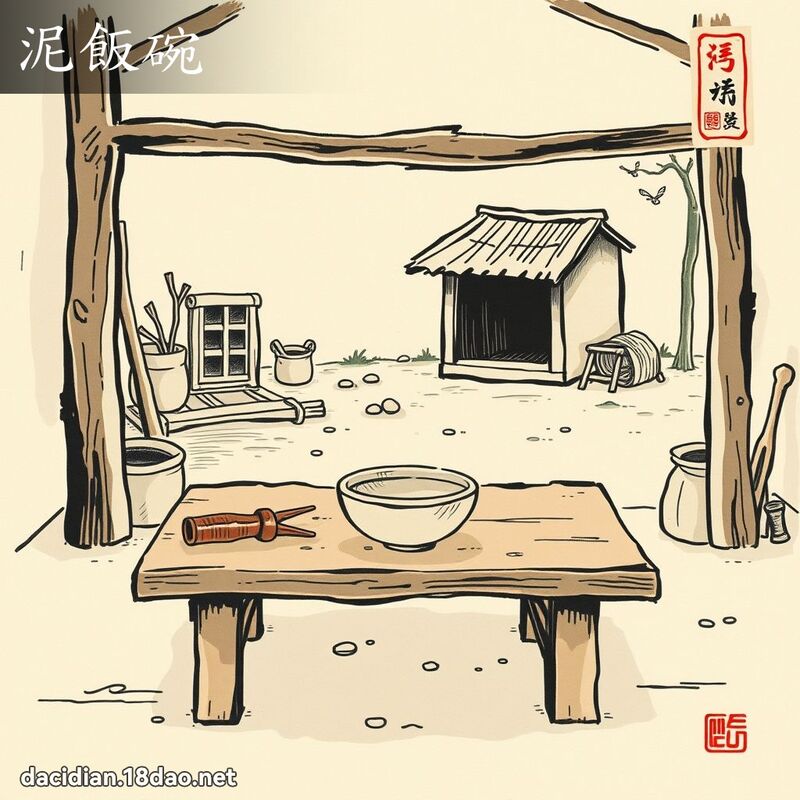 泥饭碗 配图