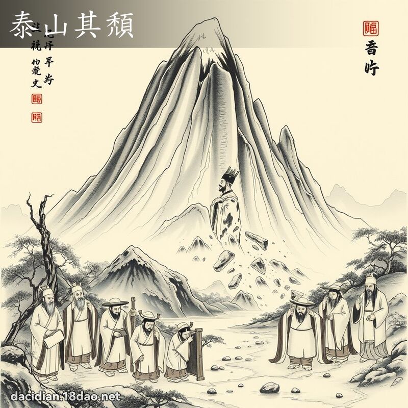 泰山其颓 配图