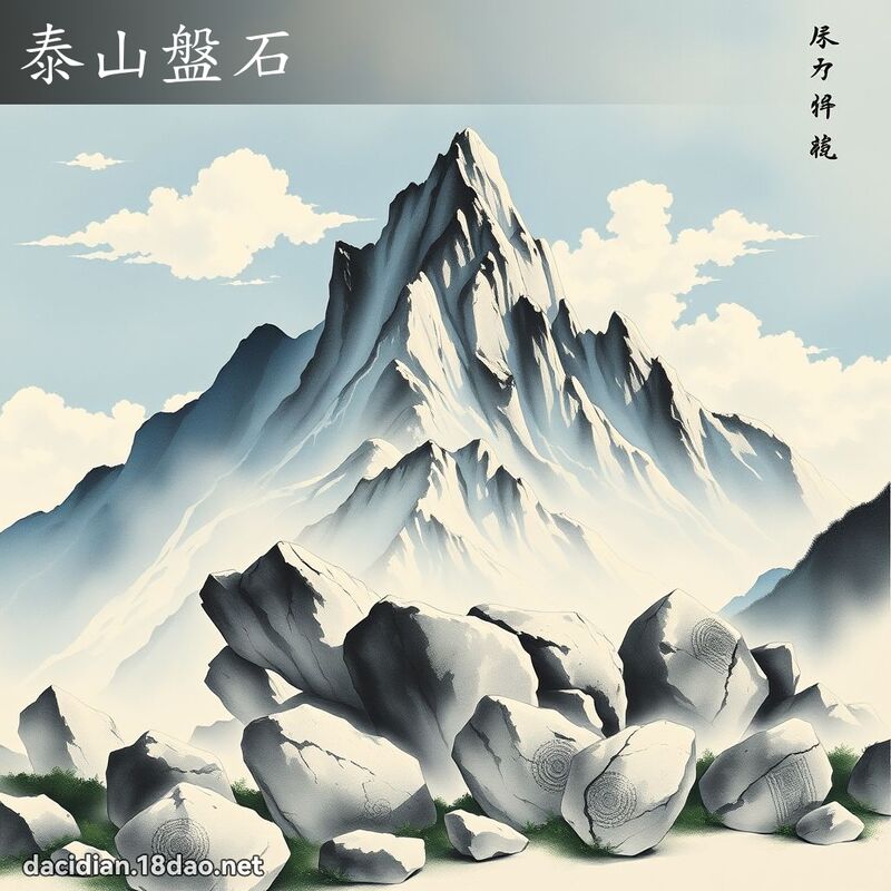 泰山盘石 配图
