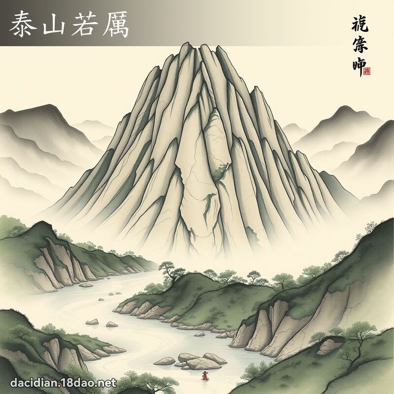 泰山若厉 配图