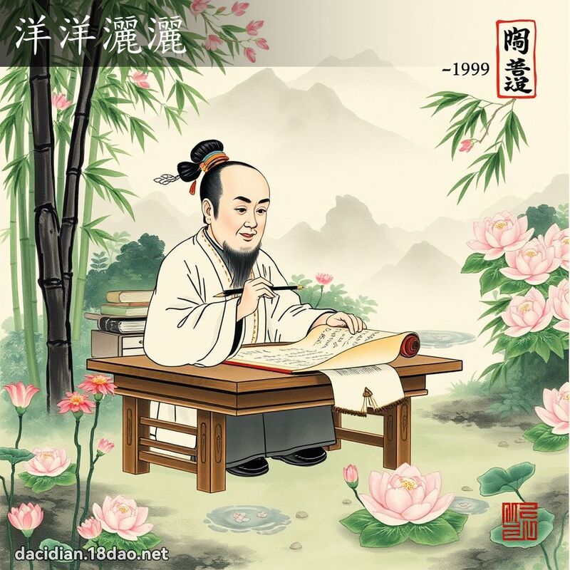 洋洋洒洒 配图