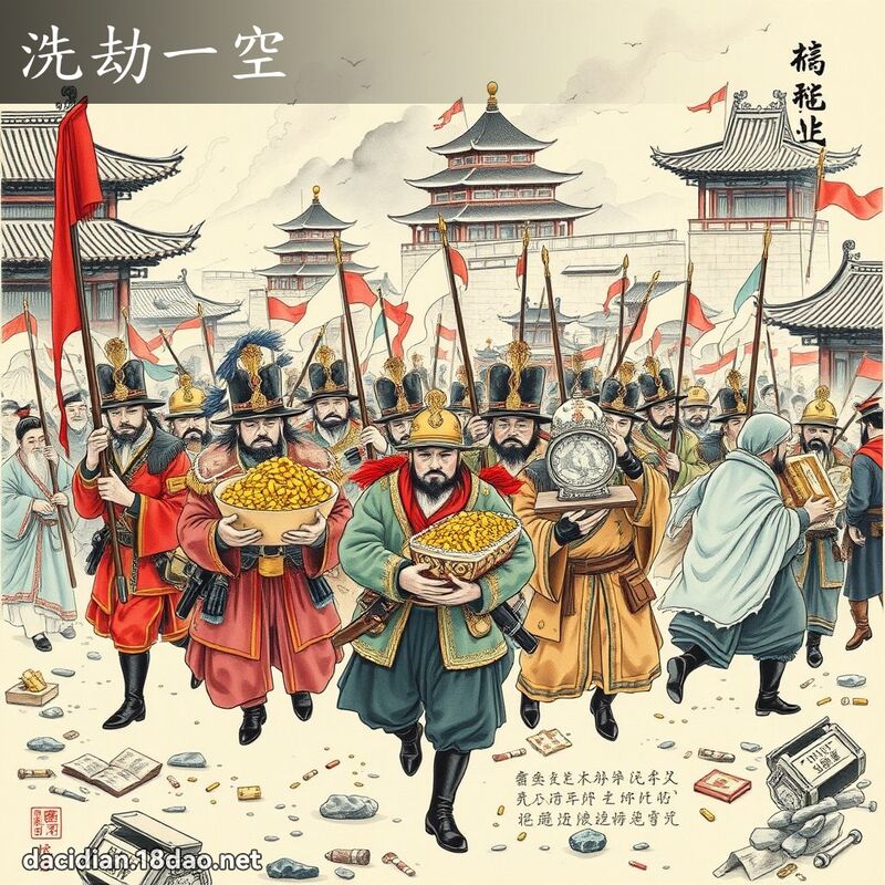 洗劫一空 配图