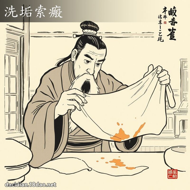 洗垢索瘢 配图