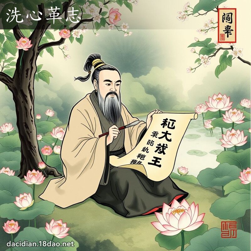 洗心革志 配图