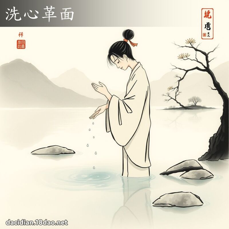 洗心革面 配图