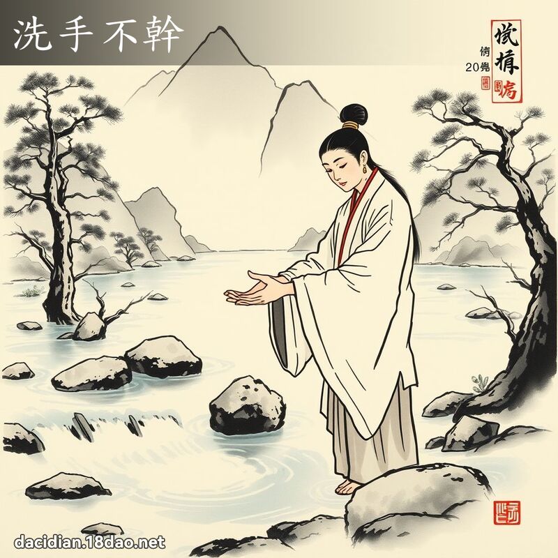 洗手不干 配图