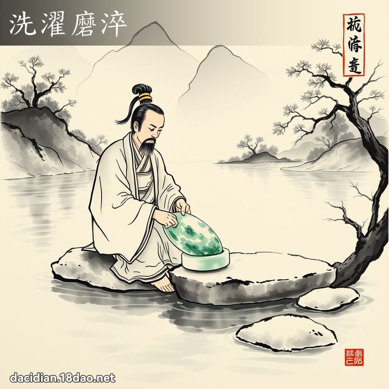 洗濯磨淬 配图