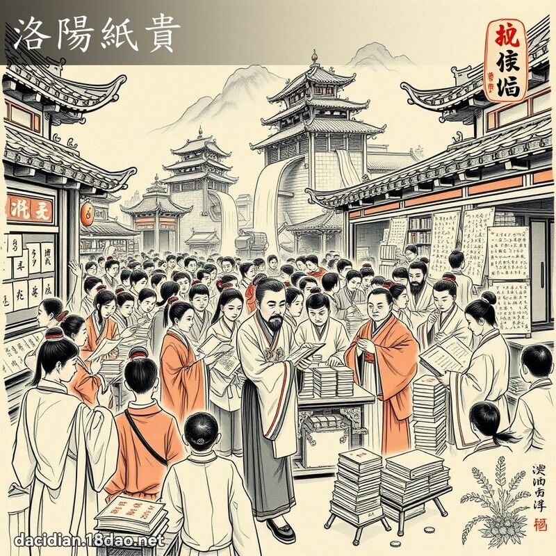 洛阳纸贵 配图