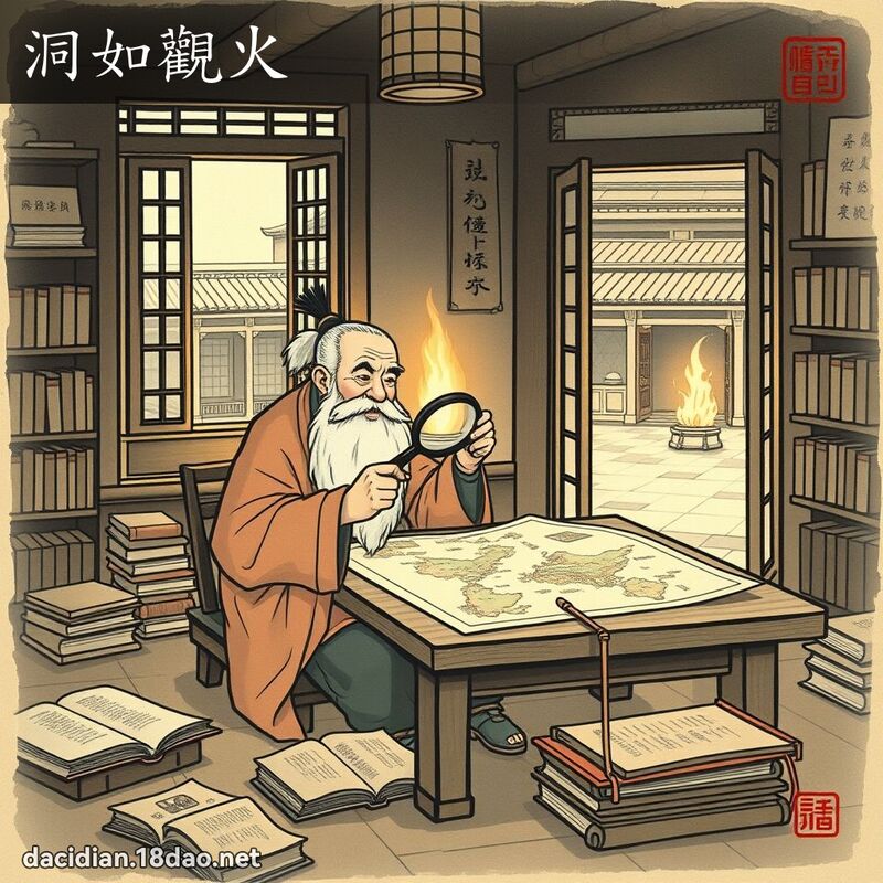 洞如观火 配图