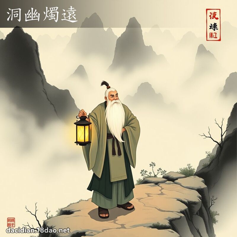 洞幽烛远 配图