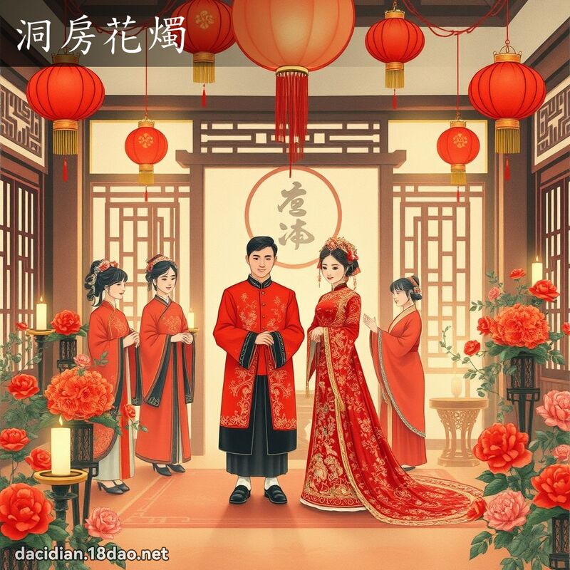 洞房花烛 配图