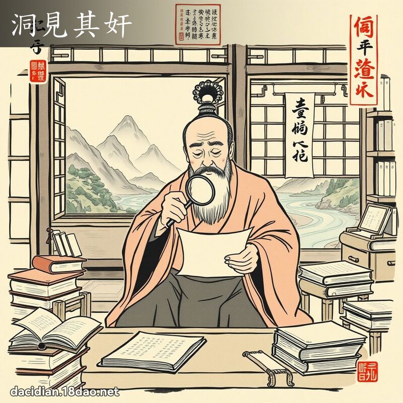 洞见其奸 配图
