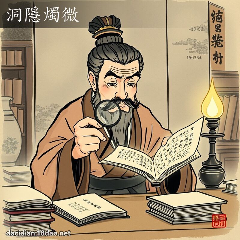 洞隱烛微 配图