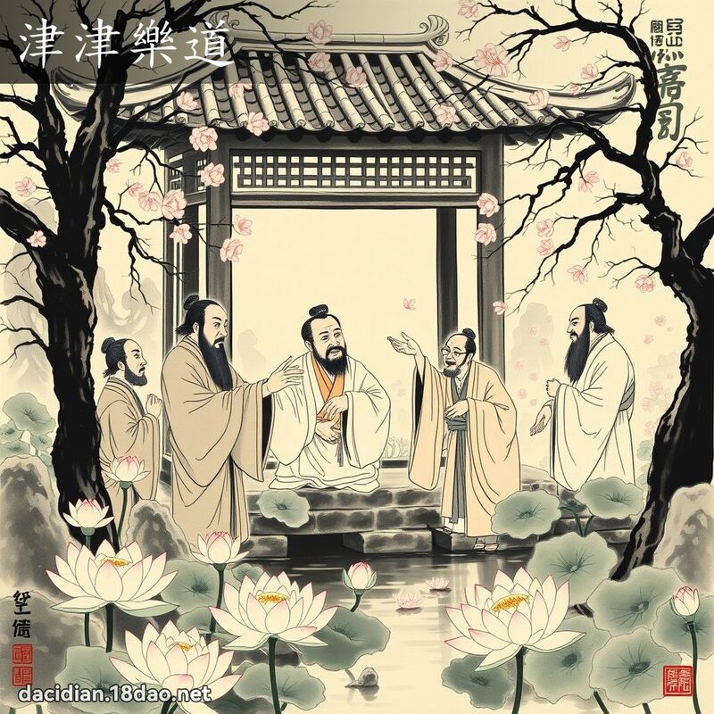 津津乐道 配图
