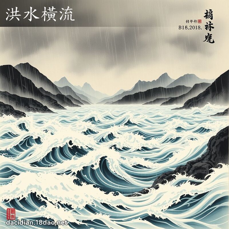 洪水横流 配图