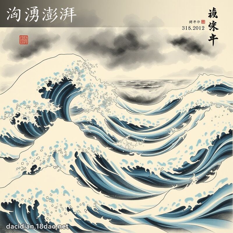 洶湧澎湃 配图