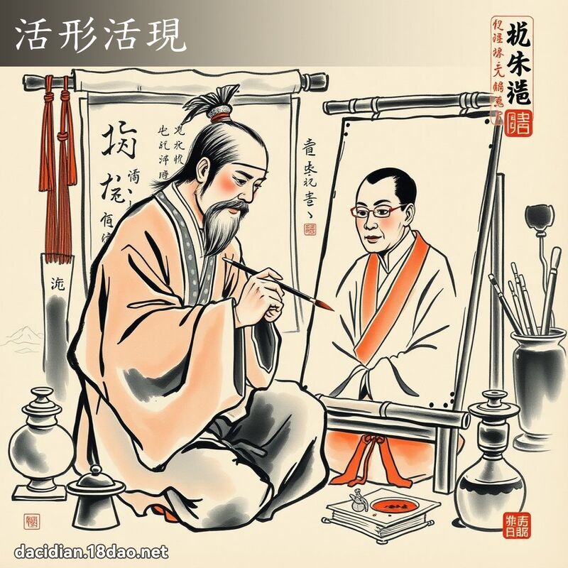 活形活現 配图