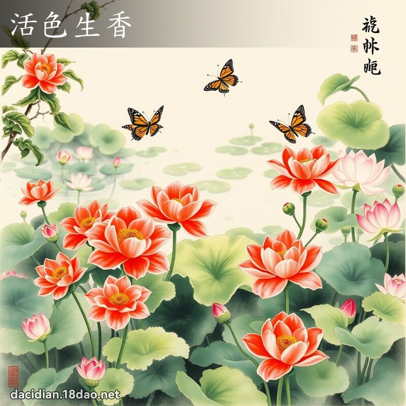 活色生香 - 中華成語配圖