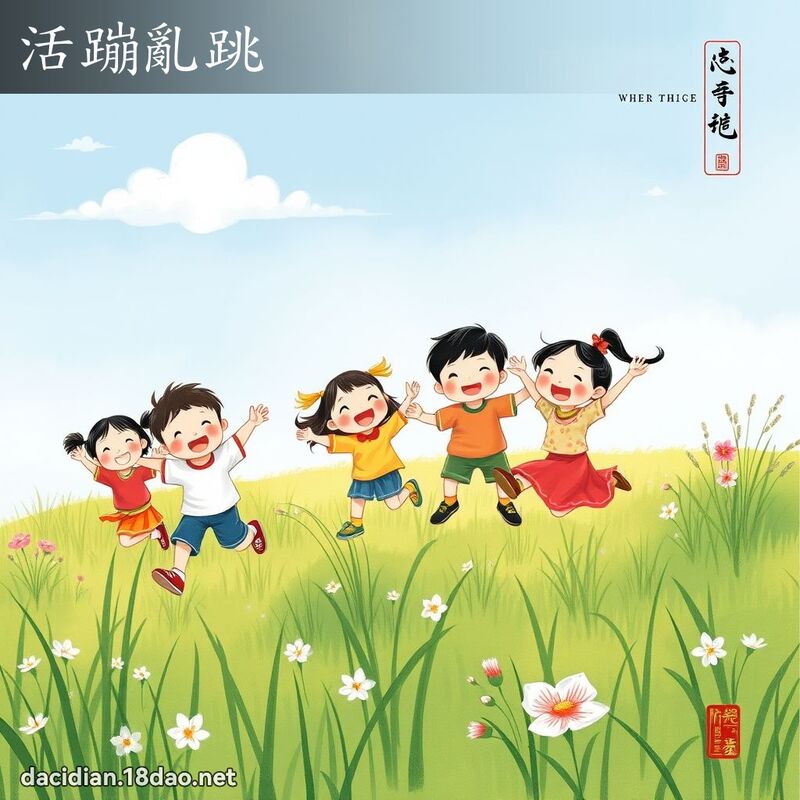 活蹦亂跳 配图