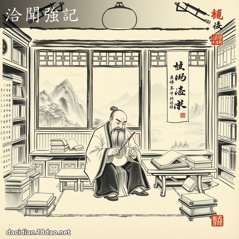 洽聞強記 配图