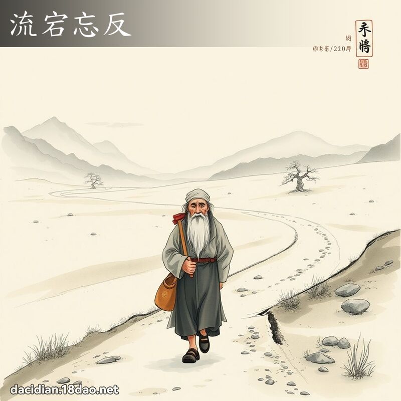 流宕忘反 配图