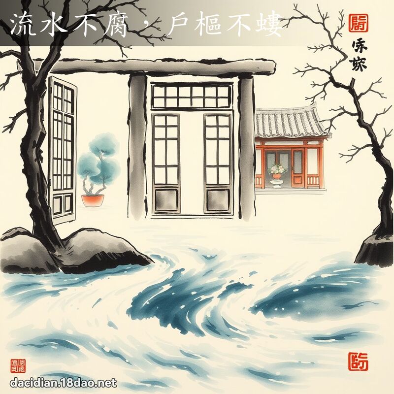 流水不腐,戶樞不螻 配图