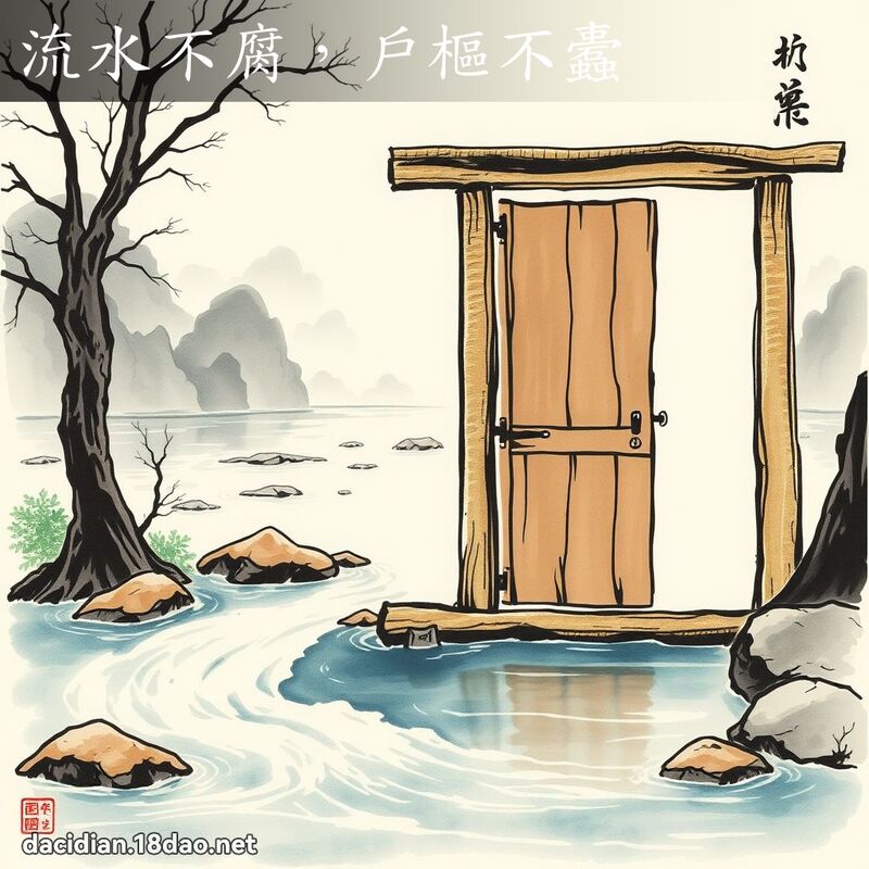 流水不腐,戶樞不蠹 配图