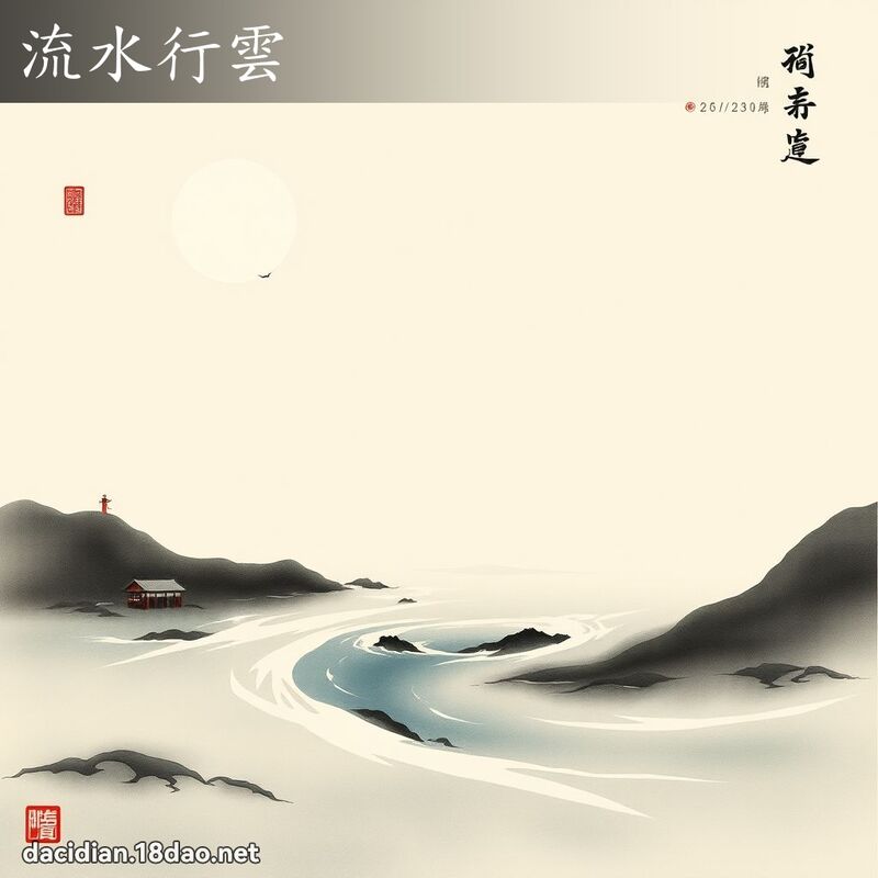 流水行雲 配图