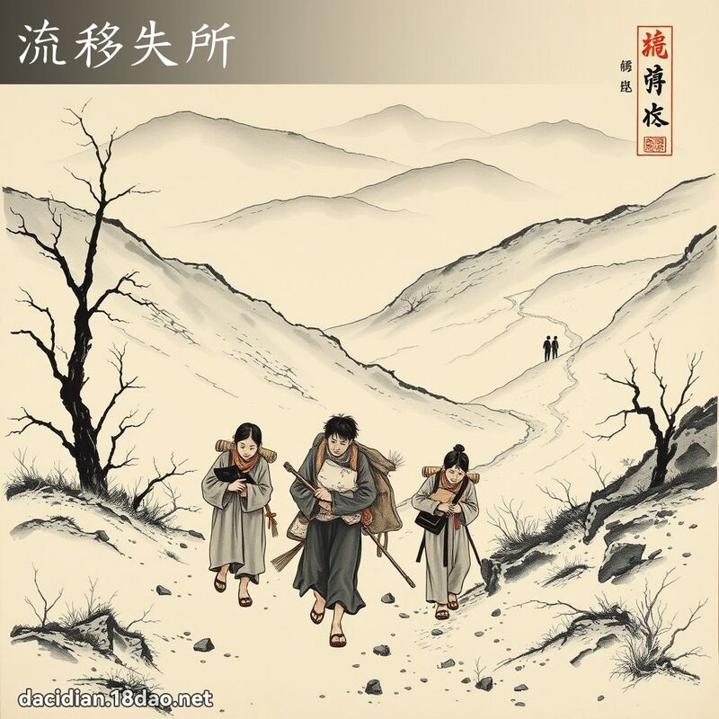 流移失所 配图