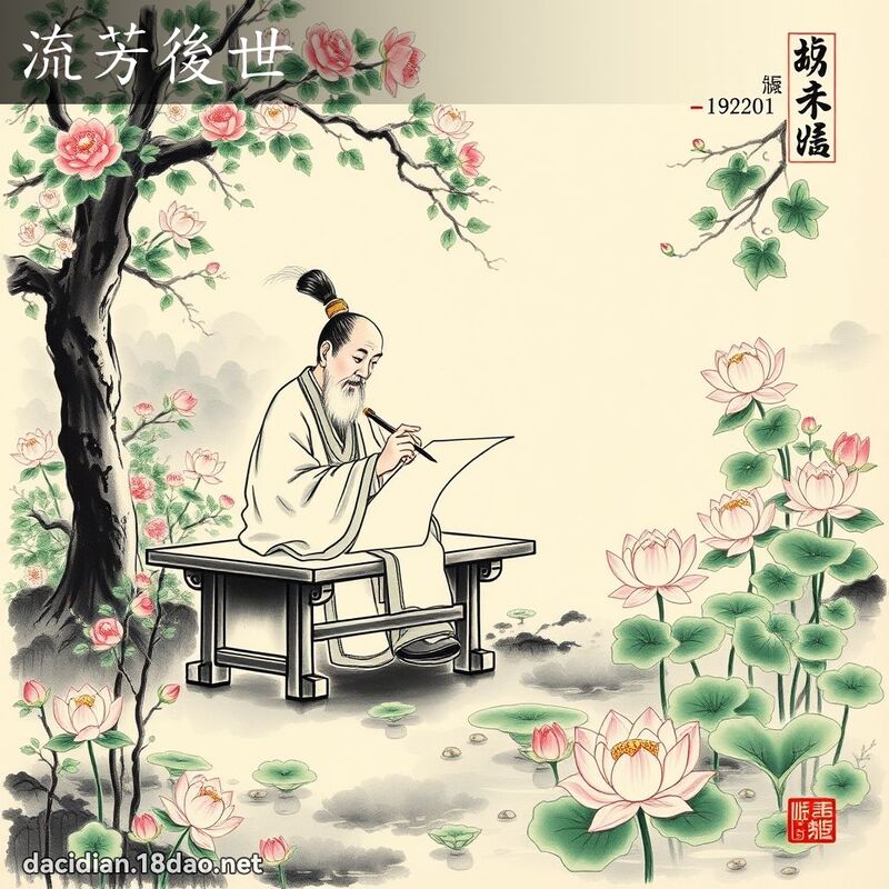 流芳後世 配图