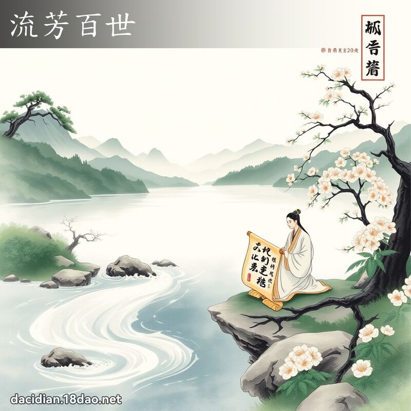 流芳百世 配图