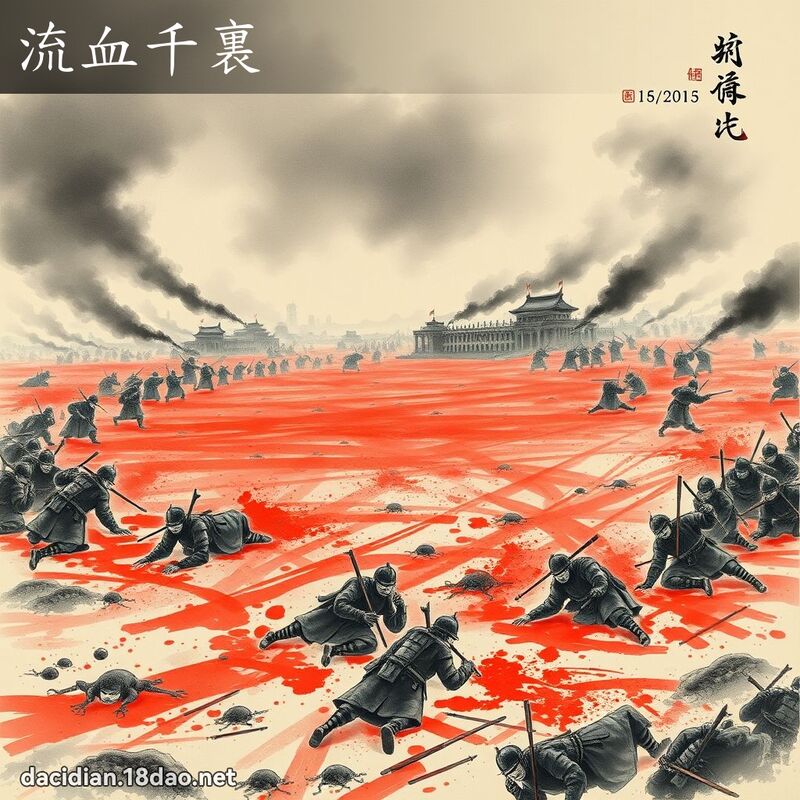 流血千裏 配图