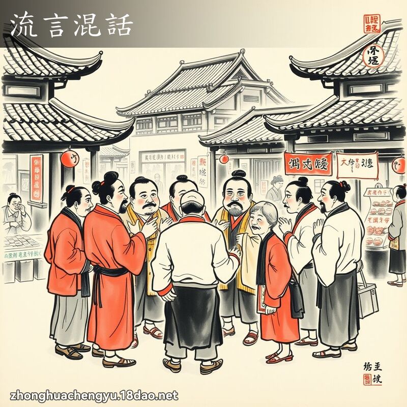 流言混話 配图