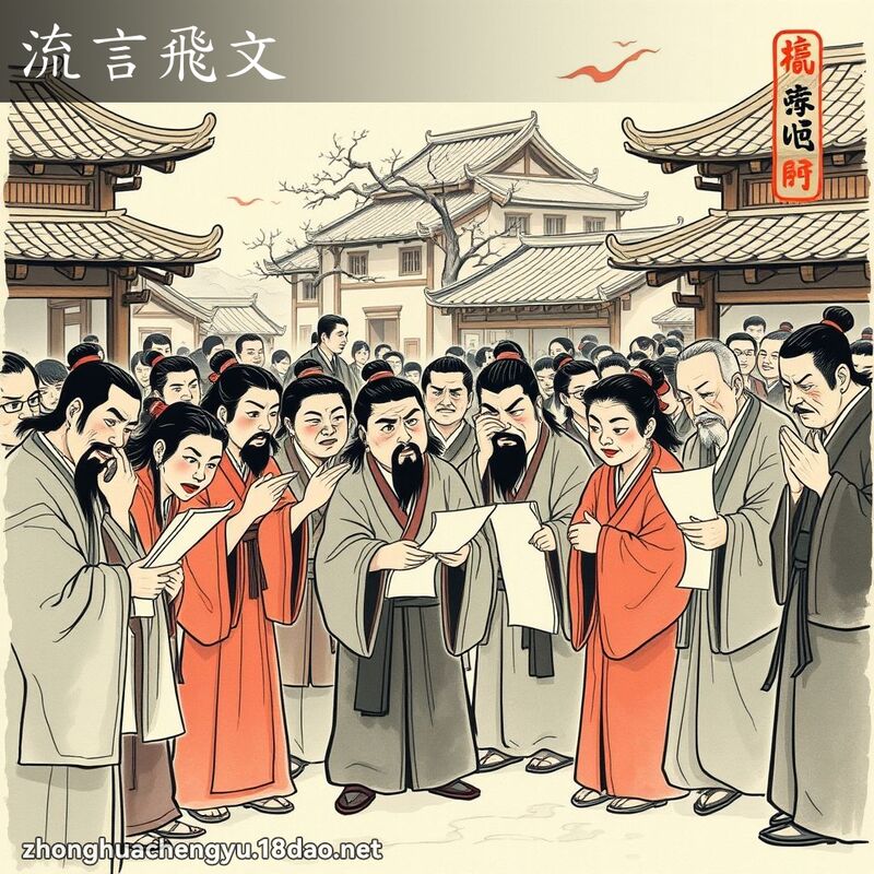 流言飛文 配图